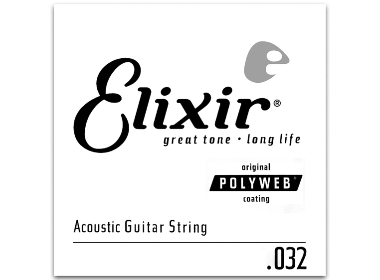 Elixir PWA32 Polyweb Acoustic .032 13132 